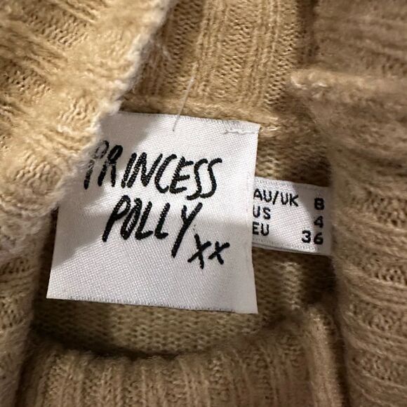 Princess Polly Cream Turtleneck Sweater - Picture 4 of 4